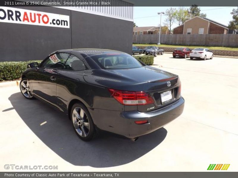 Smoky Granite Mica / Black 2011 Lexus IS 350C Convertible