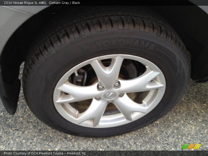 Gotham Gray / Black 2010 Nissan Rogue SL AWD
