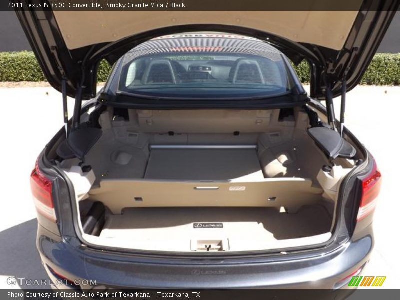 Smoky Granite Mica / Black 2011 Lexus IS 350C Convertible