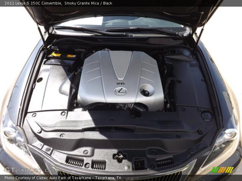 Smoky Granite Mica / Black 2011 Lexus IS 350C Convertible