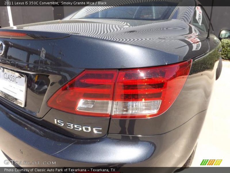 Smoky Granite Mica / Black 2011 Lexus IS 350C Convertible