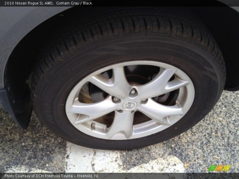 Gotham Gray / Black 2010 Nissan Rogue SL AWD