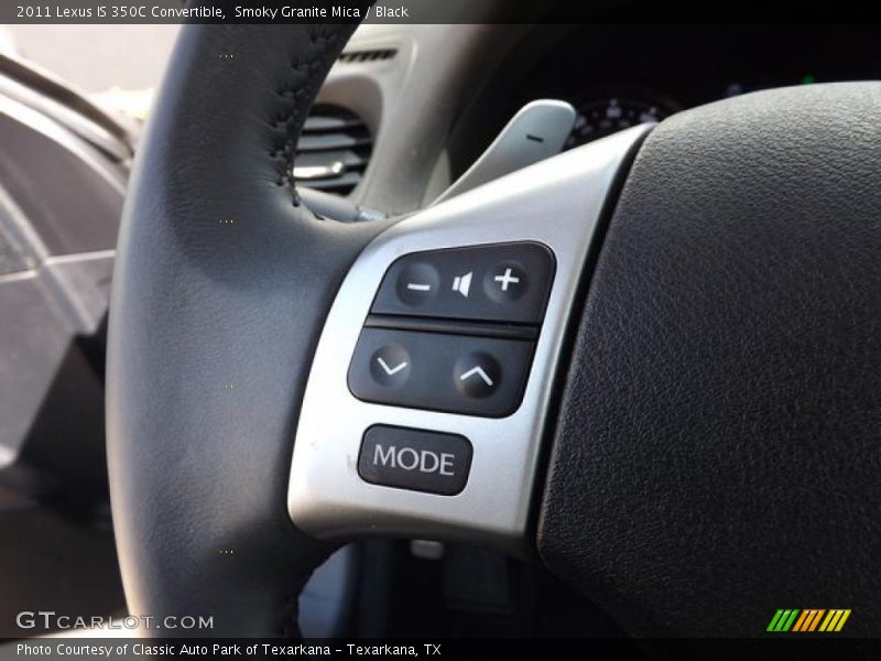 Smoky Granite Mica / Black 2011 Lexus IS 350C Convertible