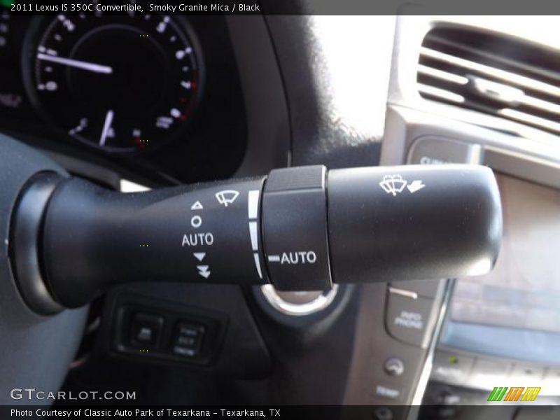Smoky Granite Mica / Black 2011 Lexus IS 350C Convertible