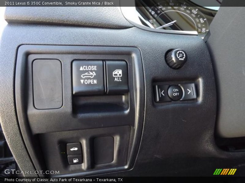 Smoky Granite Mica / Black 2011 Lexus IS 350C Convertible