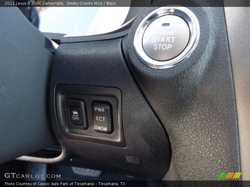 Smoky Granite Mica / Black 2011 Lexus IS 350C Convertible