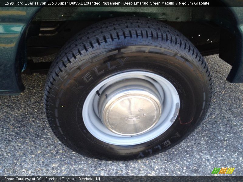 Deep Emerald Green Metallic / Medium Graphite 1999 Ford E Series Van E350 Super Duty XL Extended Passenger
