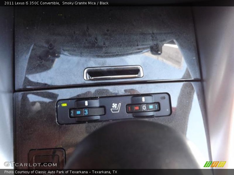 Smoky Granite Mica / Black 2011 Lexus IS 350C Convertible