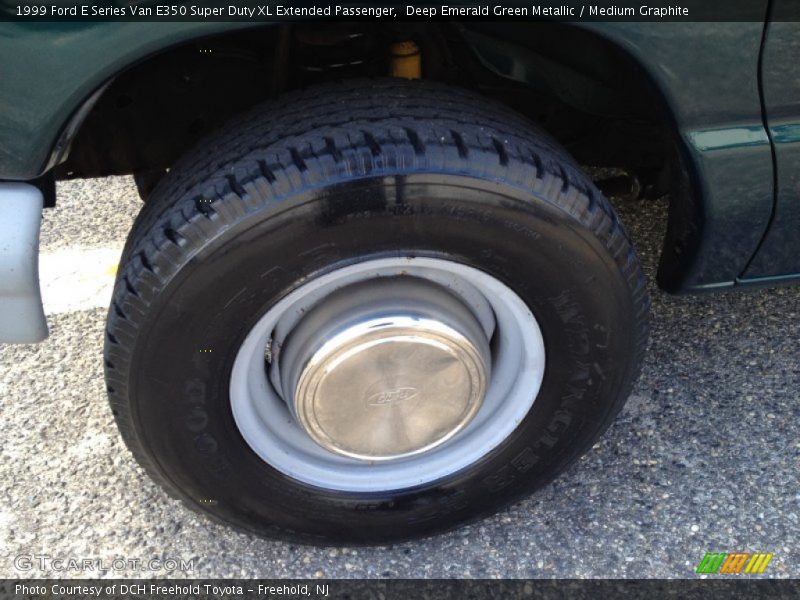 Deep Emerald Green Metallic / Medium Graphite 1999 Ford E Series Van E350 Super Duty XL Extended Passenger
