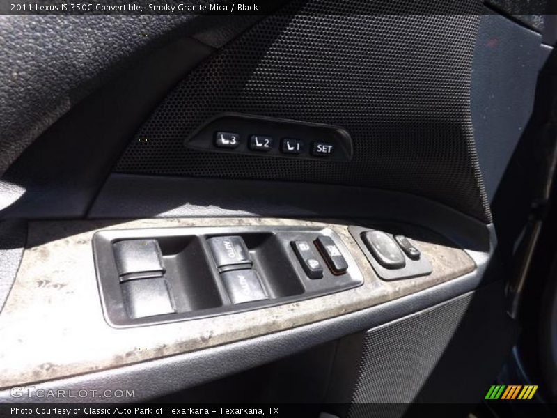 Smoky Granite Mica / Black 2011 Lexus IS 350C Convertible