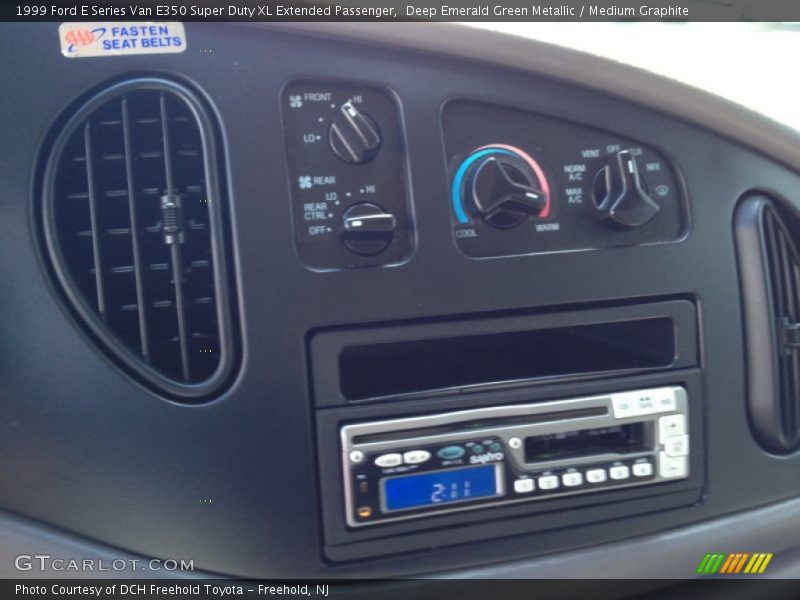 Deep Emerald Green Metallic / Medium Graphite 1999 Ford E Series Van E350 Super Duty XL Extended Passenger