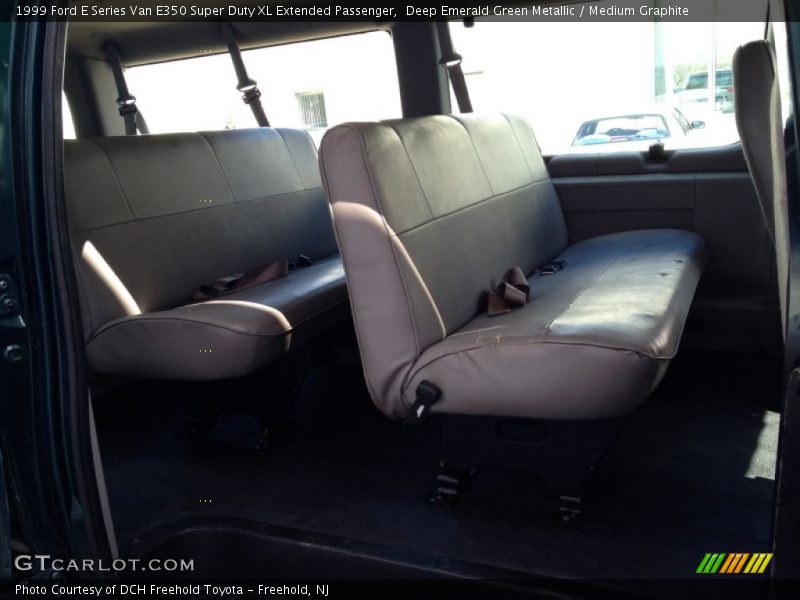 Deep Emerald Green Metallic / Medium Graphite 1999 Ford E Series Van E350 Super Duty XL Extended Passenger