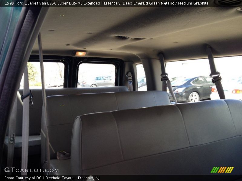 Deep Emerald Green Metallic / Medium Graphite 1999 Ford E Series Van E350 Super Duty XL Extended Passenger