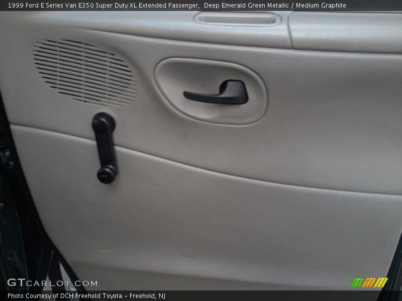 Deep Emerald Green Metallic / Medium Graphite 1999 Ford E Series Van E350 Super Duty XL Extended Passenger