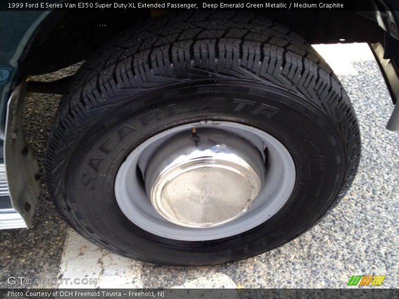 Deep Emerald Green Metallic / Medium Graphite 1999 Ford E Series Van E350 Super Duty XL Extended Passenger