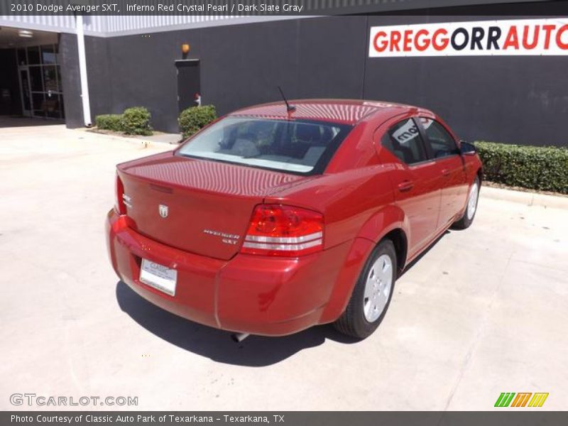 Inferno Red Crystal Pearl / Dark Slate Gray 2010 Dodge Avenger SXT
