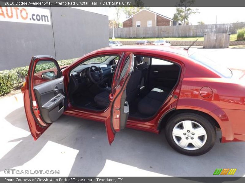 Inferno Red Crystal Pearl / Dark Slate Gray 2010 Dodge Avenger SXT