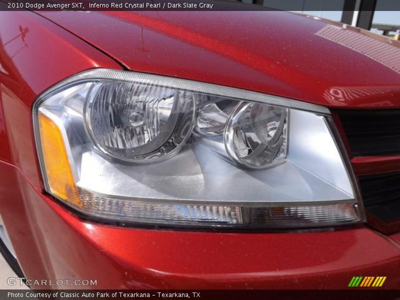 Inferno Red Crystal Pearl / Dark Slate Gray 2010 Dodge Avenger SXT