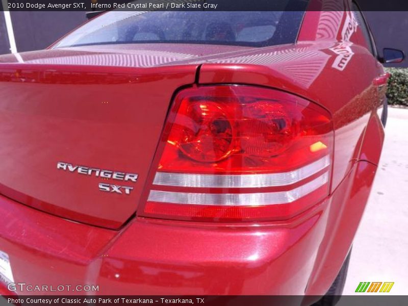 Inferno Red Crystal Pearl / Dark Slate Gray 2010 Dodge Avenger SXT