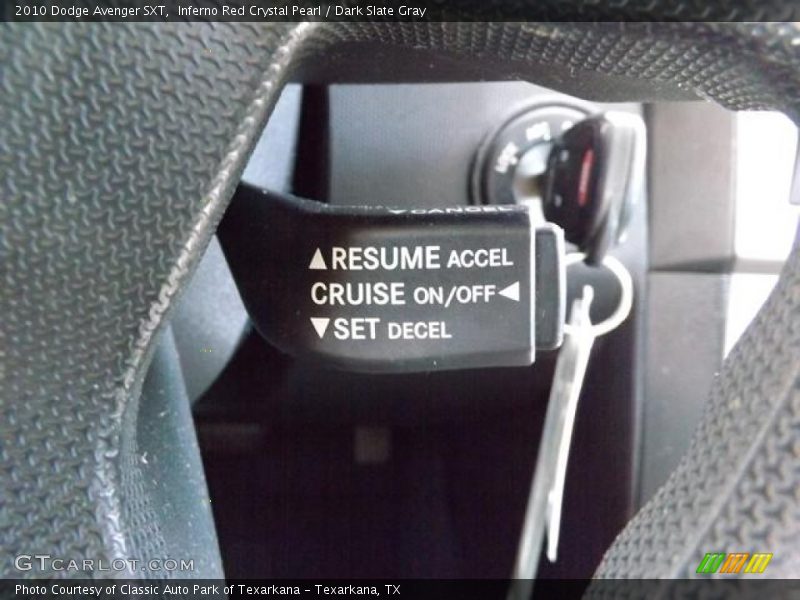 Inferno Red Crystal Pearl / Dark Slate Gray 2010 Dodge Avenger SXT