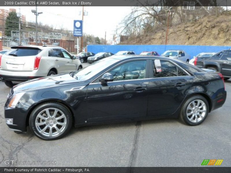 Black Ice / Ebony 2009 Cadillac CTS 4 AWD Sedan