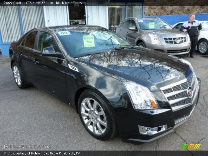 Black Ice / Ebony 2009 Cadillac CTS 4 AWD Sedan