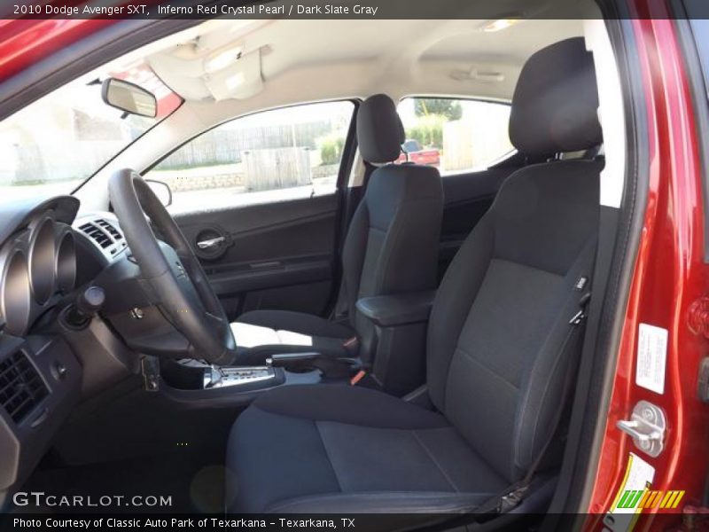 Inferno Red Crystal Pearl / Dark Slate Gray 2010 Dodge Avenger SXT