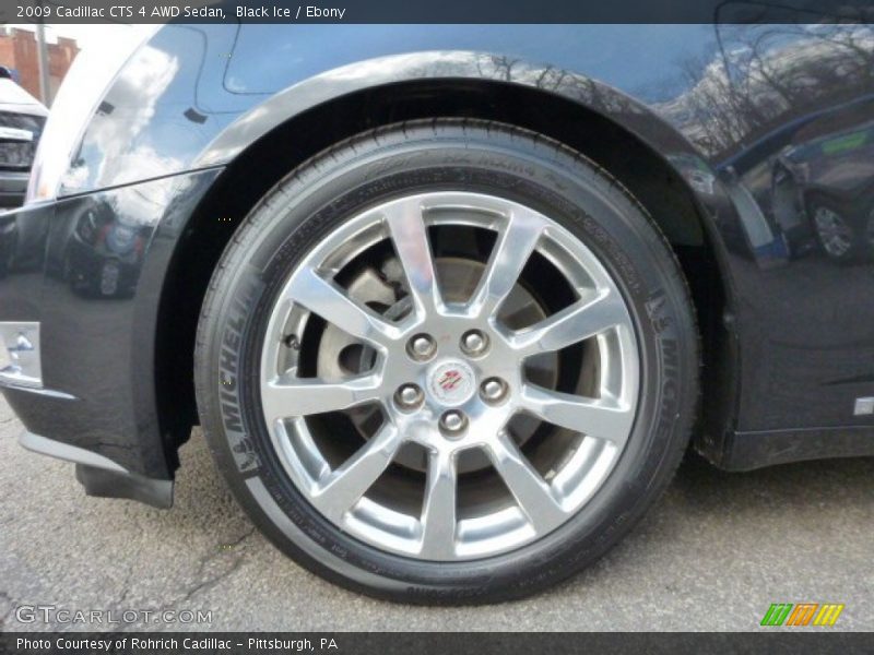 Black Ice / Ebony 2009 Cadillac CTS 4 AWD Sedan