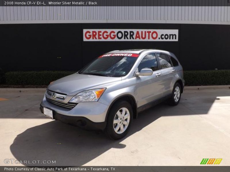 Whistler Silver Metallic / Black 2008 Honda CR-V EX-L
