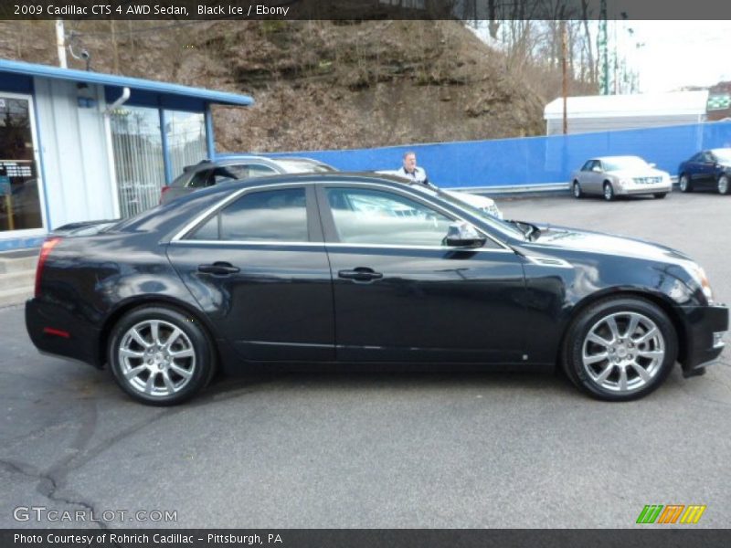 Black Ice / Ebony 2009 Cadillac CTS 4 AWD Sedan