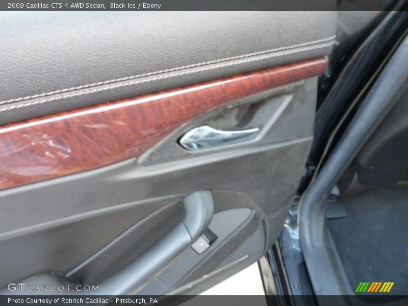 Black Ice / Ebony 2009 Cadillac CTS 4 AWD Sedan