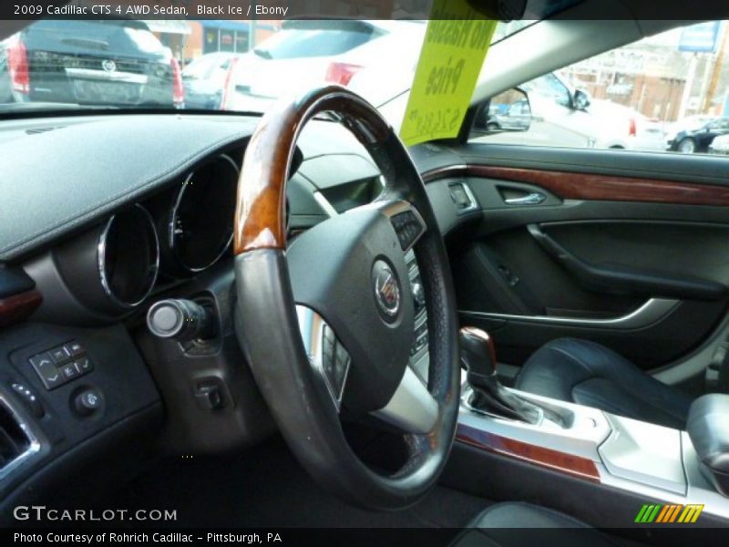 Black Ice / Ebony 2009 Cadillac CTS 4 AWD Sedan