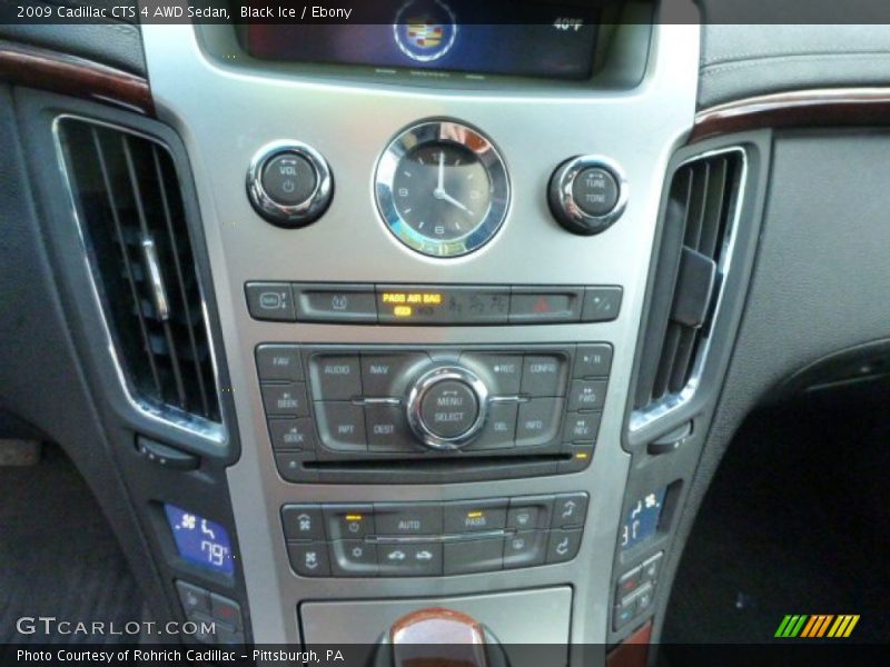 Black Ice / Ebony 2009 Cadillac CTS 4 AWD Sedan