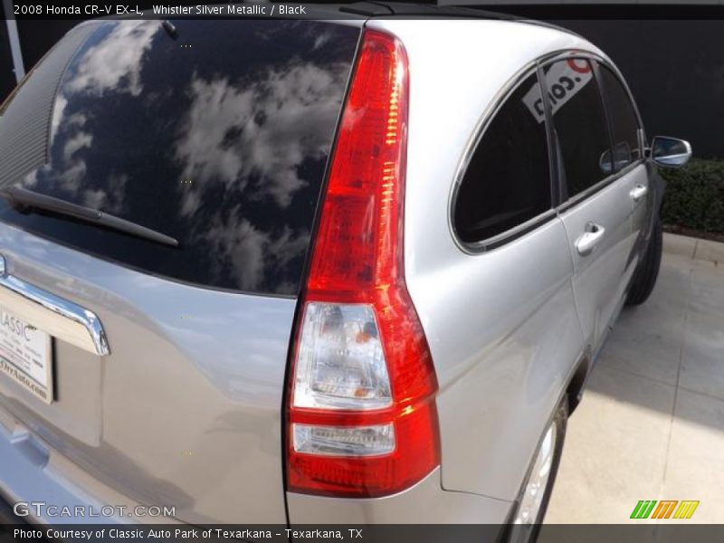 Whistler Silver Metallic / Black 2008 Honda CR-V EX-L
