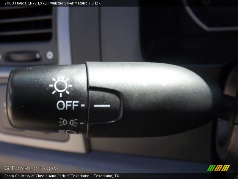 Whistler Silver Metallic / Black 2008 Honda CR-V EX-L