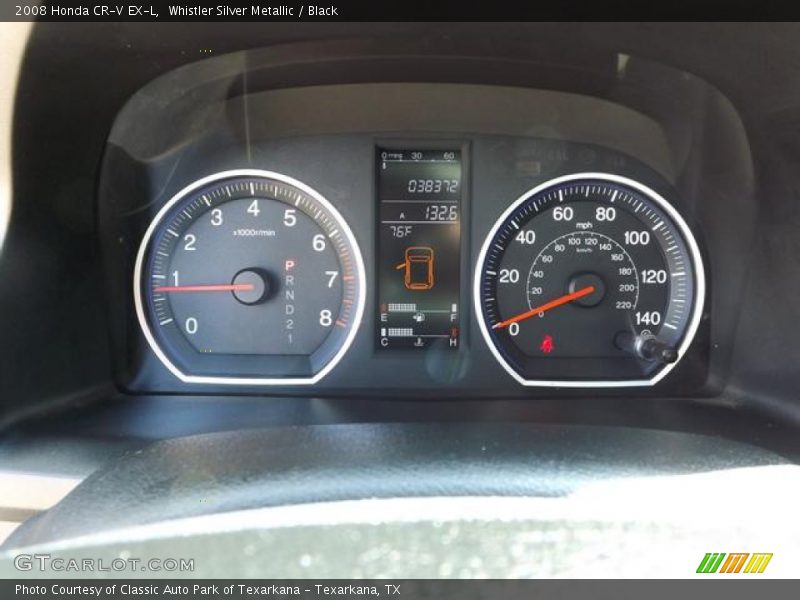 Whistler Silver Metallic / Black 2008 Honda CR-V EX-L