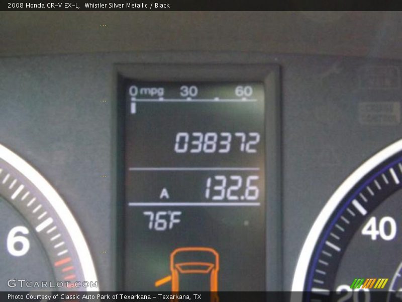 Whistler Silver Metallic / Black 2008 Honda CR-V EX-L