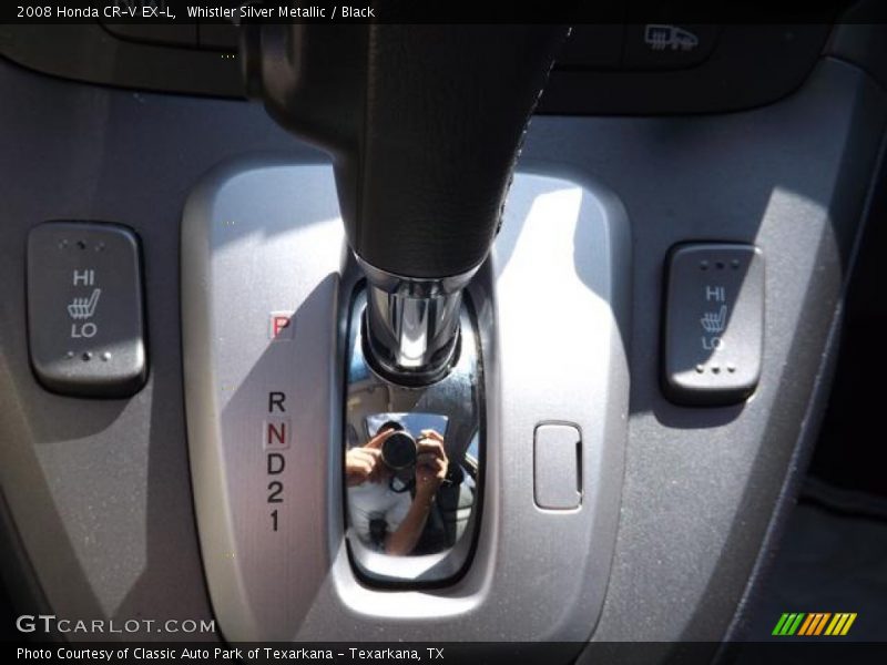 Whistler Silver Metallic / Black 2008 Honda CR-V EX-L