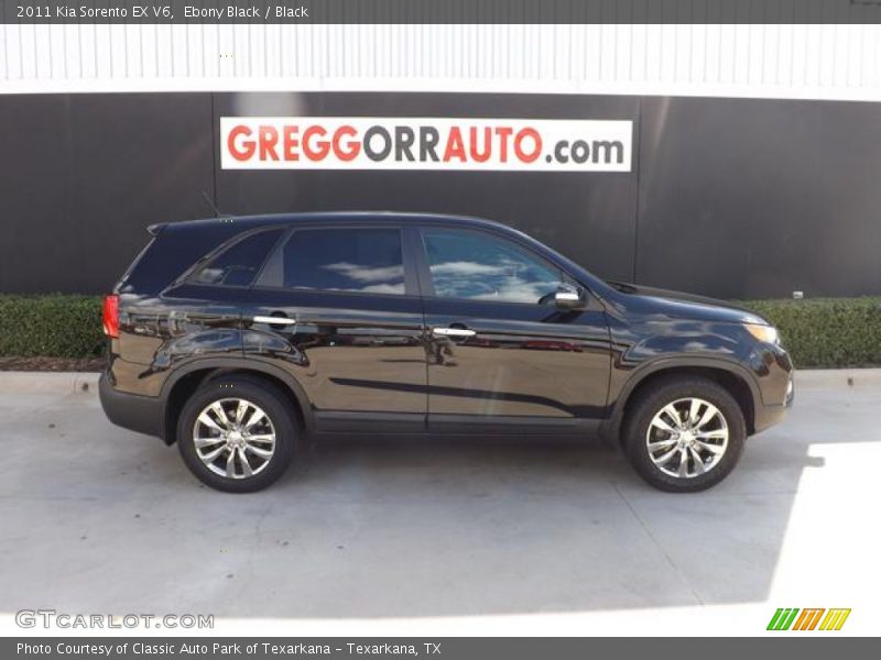 Ebony Black / Black 2011 Kia Sorento EX V6