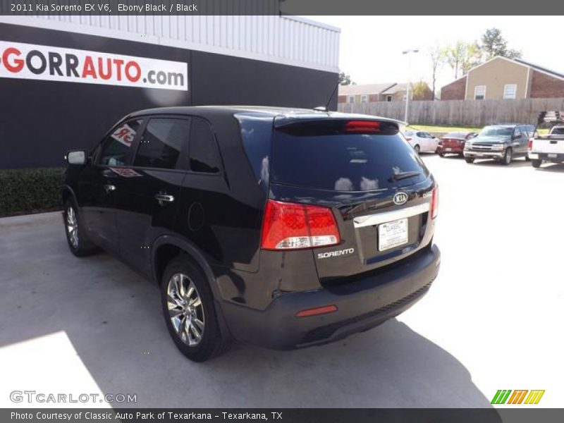 Ebony Black / Black 2011 Kia Sorento EX V6