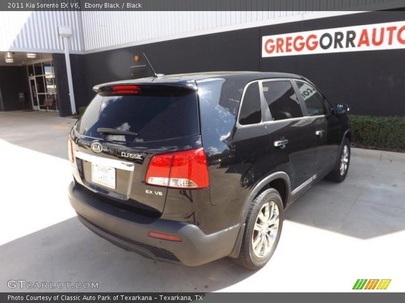Ebony Black / Black 2011 Kia Sorento EX V6