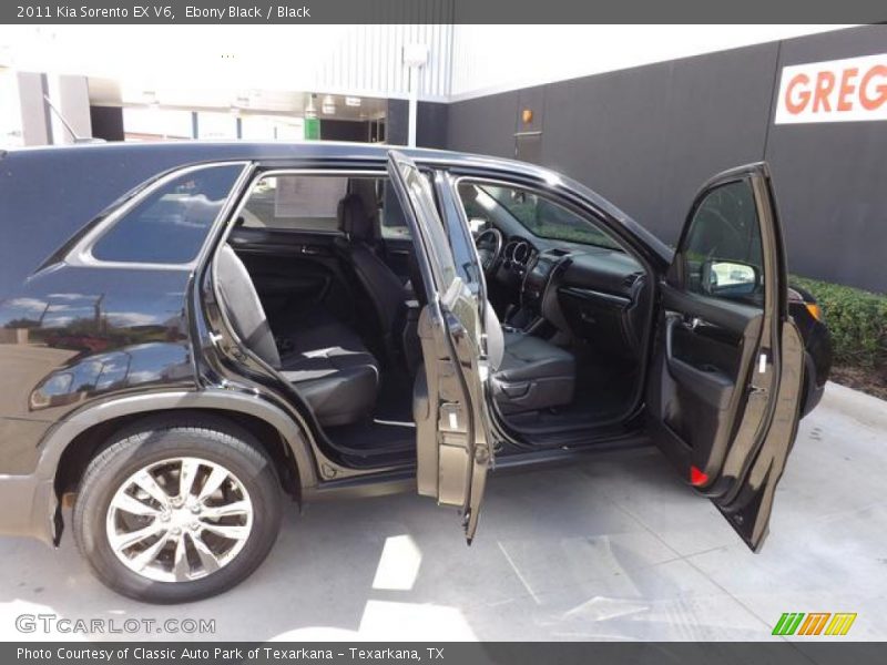 Ebony Black / Black 2011 Kia Sorento EX V6