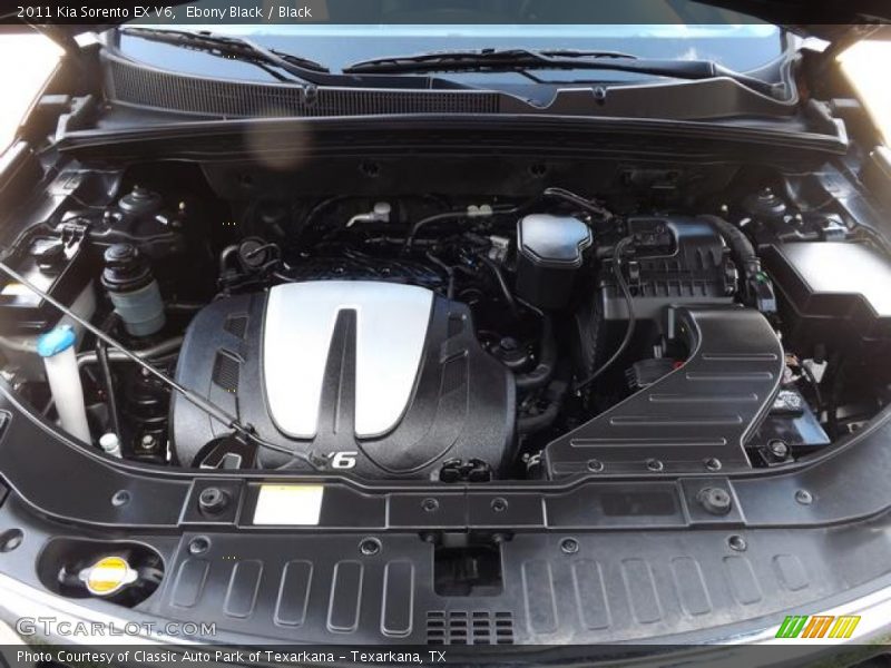Ebony Black / Black 2011 Kia Sorento EX V6