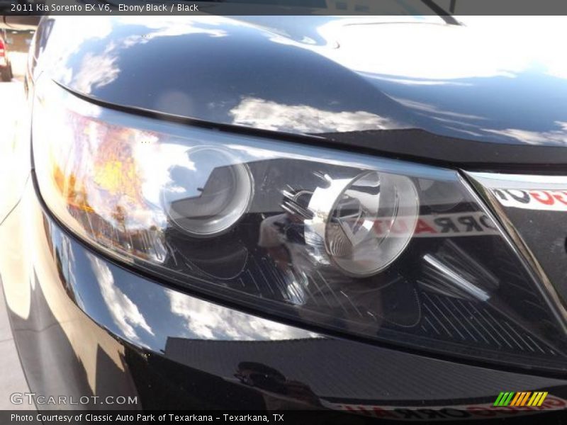 Ebony Black / Black 2011 Kia Sorento EX V6
