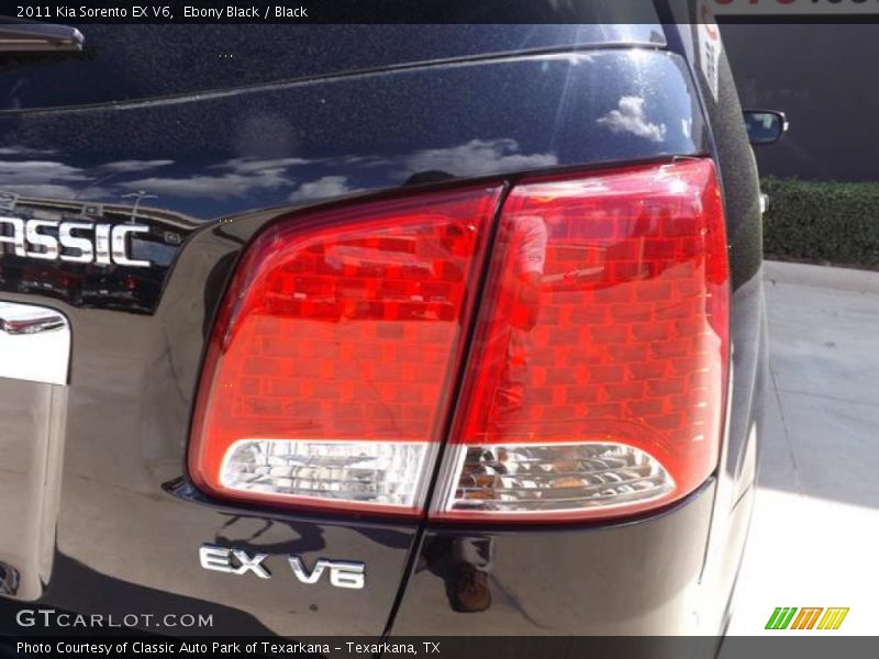 Ebony Black / Black 2011 Kia Sorento EX V6