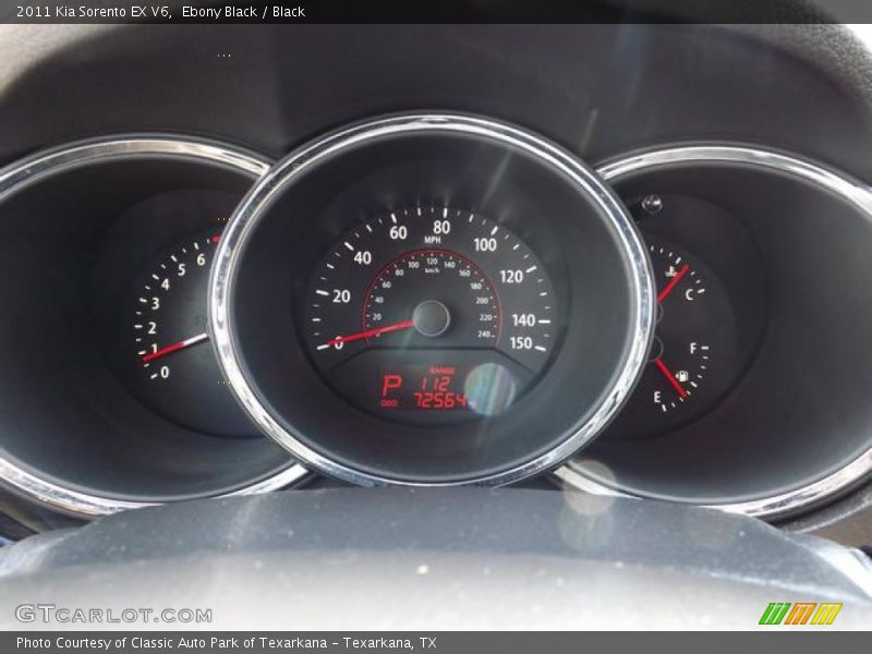 Ebony Black / Black 2011 Kia Sorento EX V6