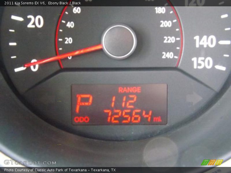 Ebony Black / Black 2011 Kia Sorento EX V6