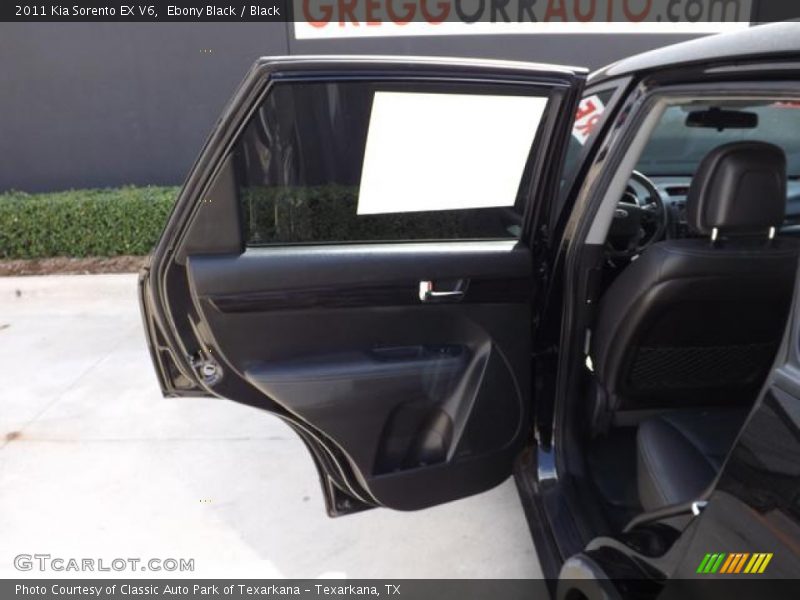 Ebony Black / Black 2011 Kia Sorento EX V6