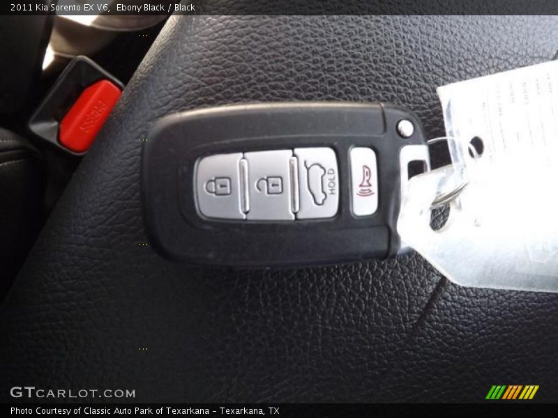 Ebony Black / Black 2011 Kia Sorento EX V6