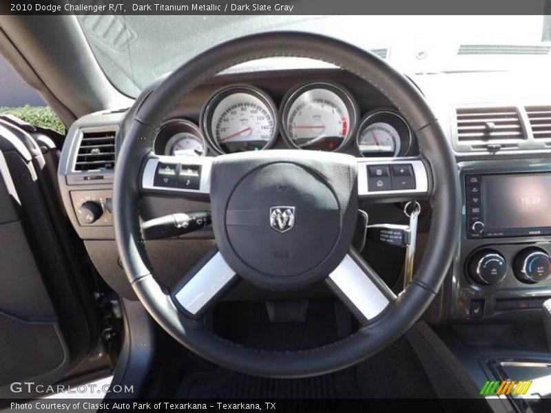 Dark Titanium Metallic / Dark Slate Gray 2010 Dodge Challenger R/T